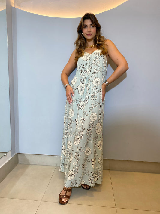 VESTIDO ESTAMPA FLORAL RAYON - LEZ A LEZ